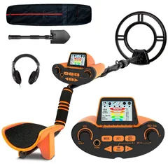 SUNPOW Metal Detector with Ground Balance, 10 in Coil